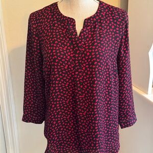 Talbots Heart Top